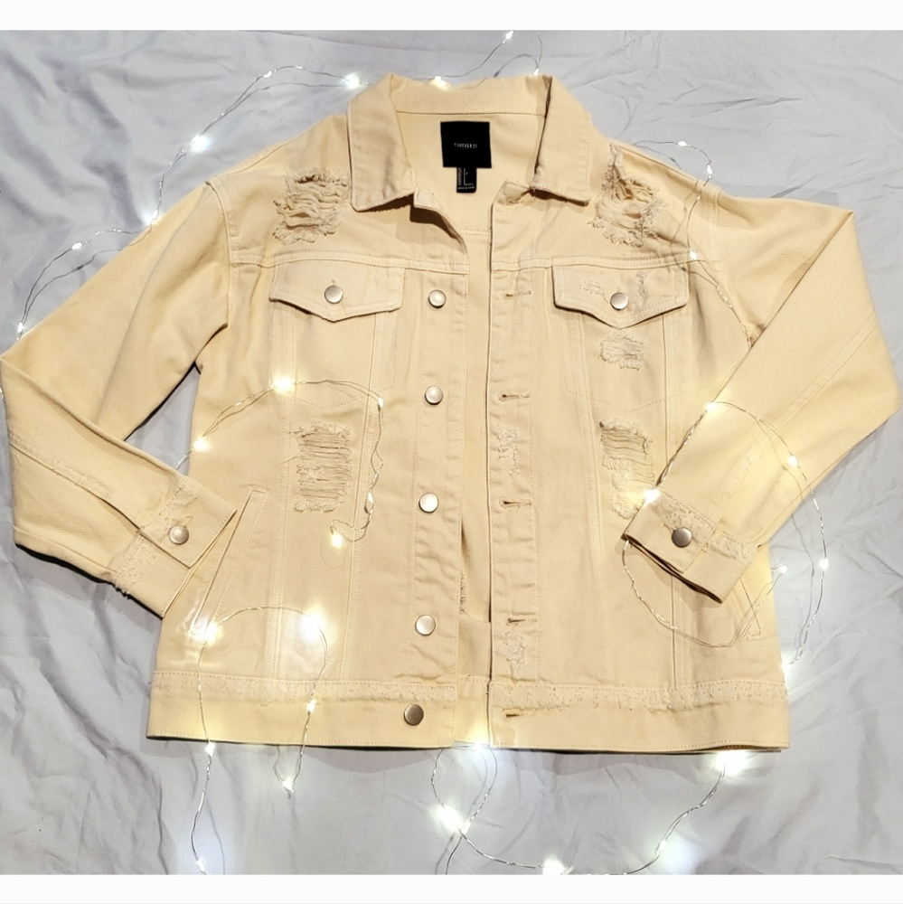Destroyed Denim Jacket
